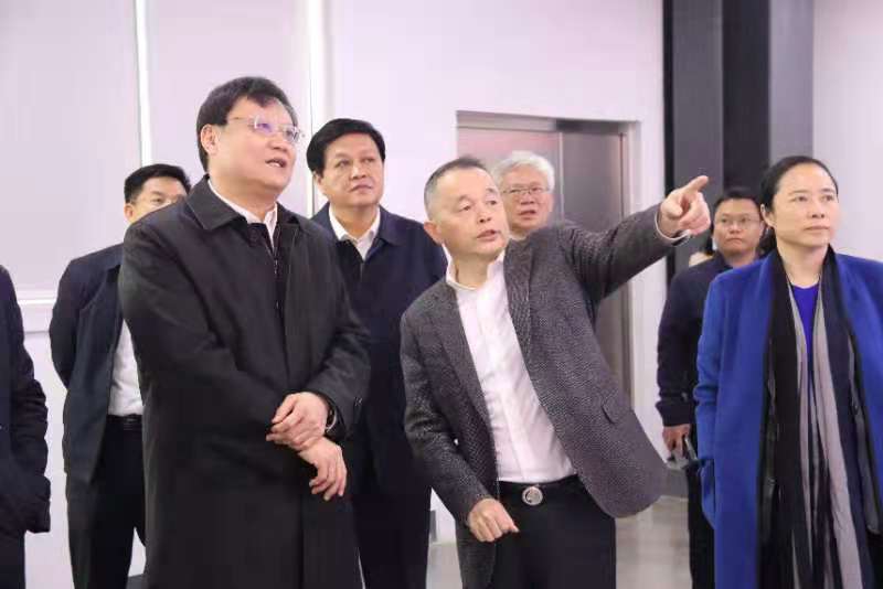 湖南省委常委、省國資委書記等赴邵陽調(diào)研國資國企工作方案考察團(tuán)來我公司調(diào)研