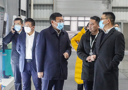 邵陽市委副書記、市長華學(xué)健到企視察